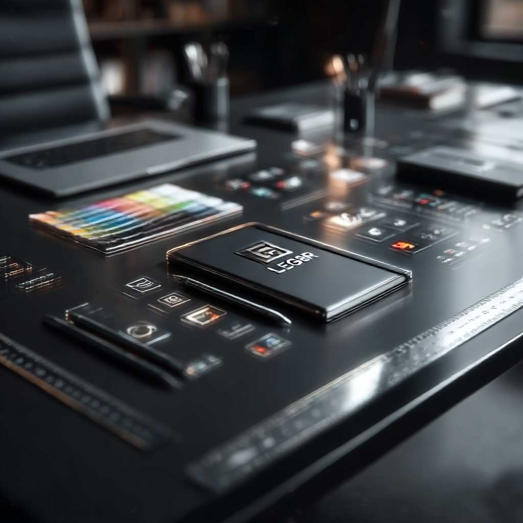 Graphic designer desk, Ventura studio
